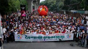 Baisakhi Shovajatra begins from DU Fine Arts, Dhaka&hellip;