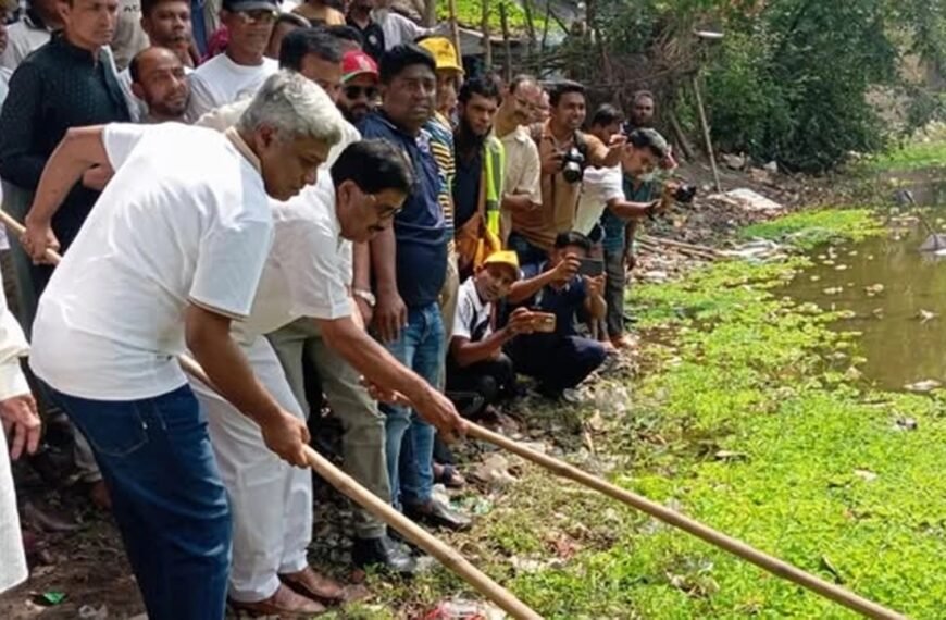 State Minister for Power, Energy and Mineral Resources inaugurates cleanliness drive in Jessore to prevent dengue