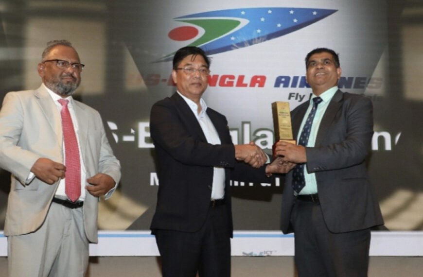 US-Bangla wins ‘Best Domestic Airline’ award at TOAB International Tourism Awards