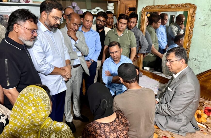 Prime Minister Tarique Rahman meets family of Ramisa, who was killed in Pallabi