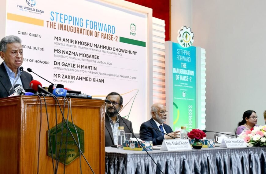 Public welfare-oriented and employment-friendly projects will be taken up: Finance Minister Amir Khasru Mahmud Chowdhury