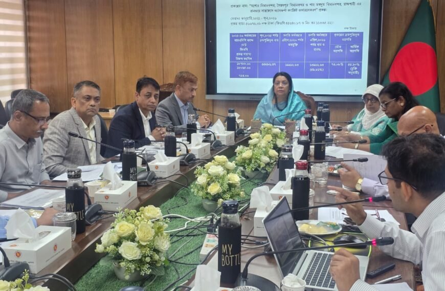 The benefits of projects implemented with public money must be returned to the people: Civil Aviation and Tourism Minister Afroza Khanam