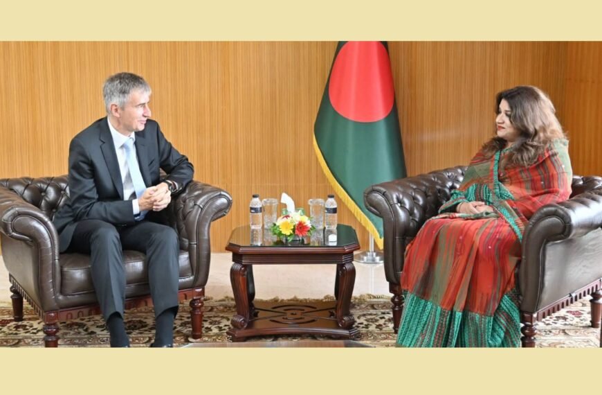Bangladesh-Switzerland keen to enhance trade, investment and education cooperation