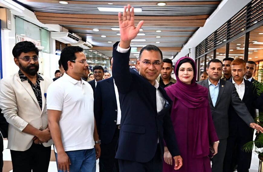 Prime Minister Tarique Rahman leaves&hellip;