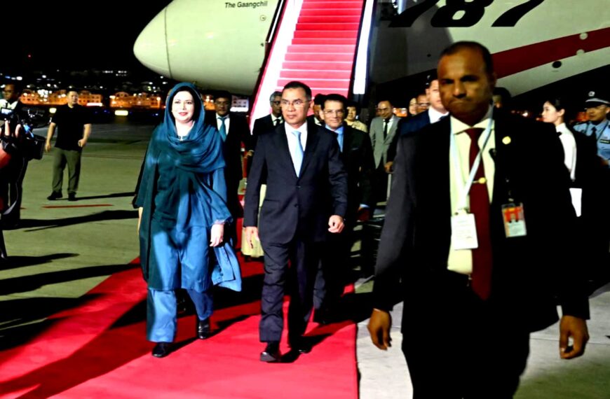 Prime Minister Tarique Rahman arrives in China after Malaysia visit