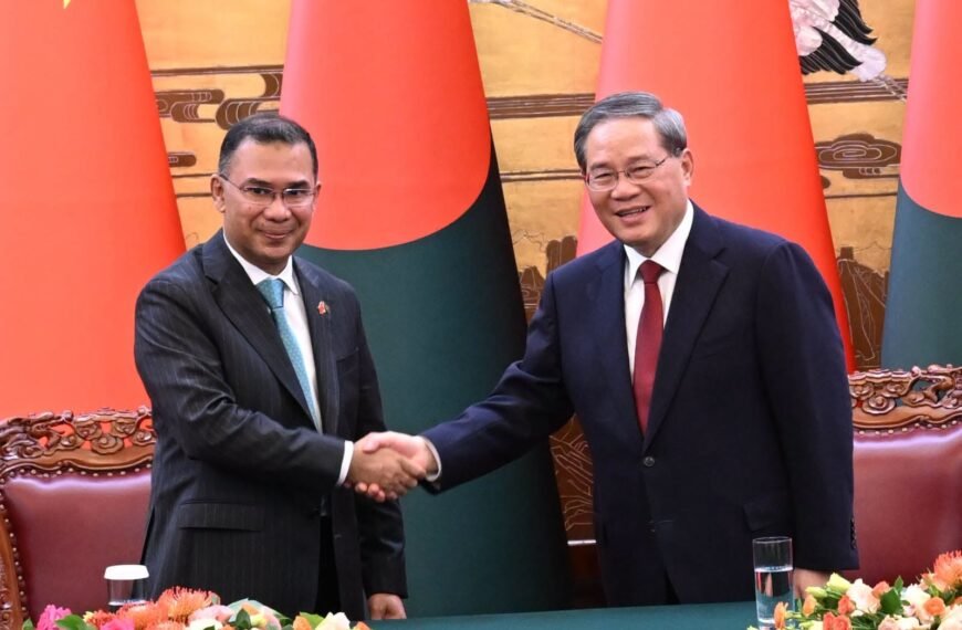 Bilateral Meeting Held Between Prime Minister Tarique Rahman and Chinese Premier Li Qiang