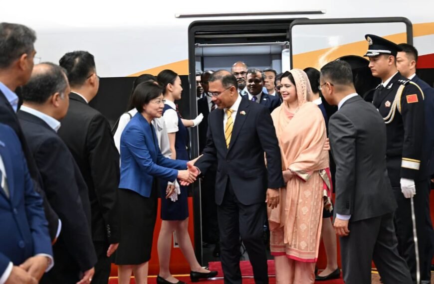 Prime Minister Tarique Rahman arrives in Beijing on official visit