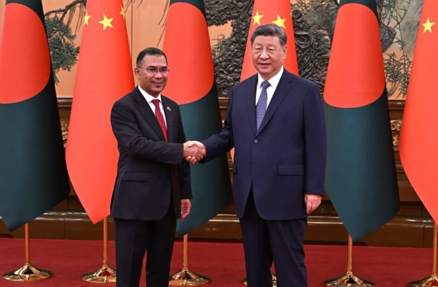 Prime Minister Tarique Rahman holds bilateral meeting with Chinese President Xi Jinping