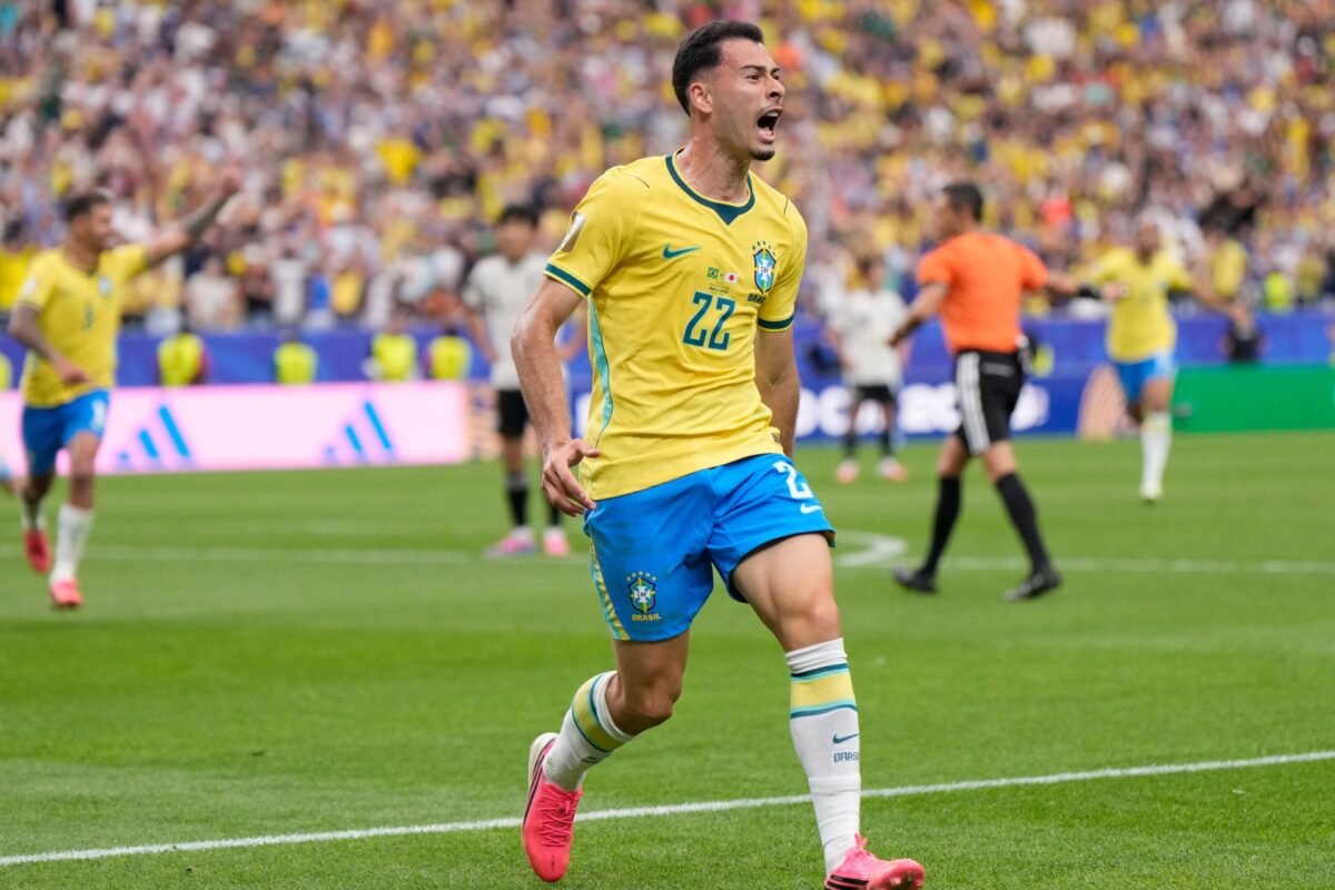 Brazil secures last 16 with Martinelli’s injury-time goal