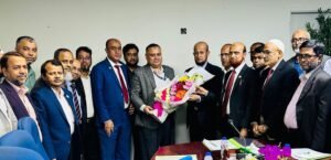 Mohammad Zahir Hossain visits Islami Bank Foundation