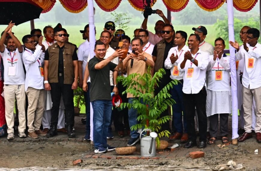 Prime Minister Tarique Rahman inaugurates ‘250 million tree plantations in five years’ program in Barisal