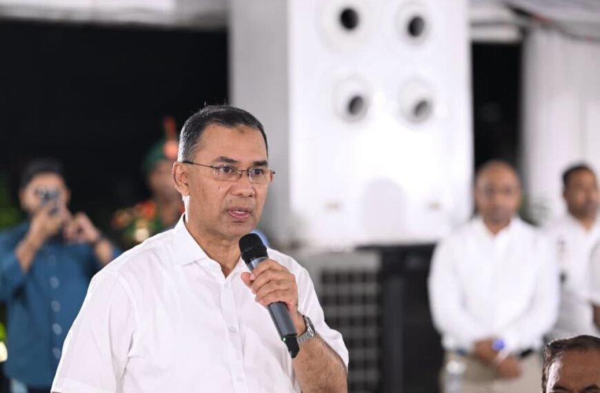 People’s support is our biggest strength: Prime Minister Tarique Rahman at a dinner for political leaders