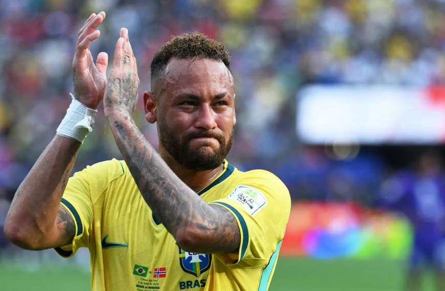 Neymar retires from international football in tears