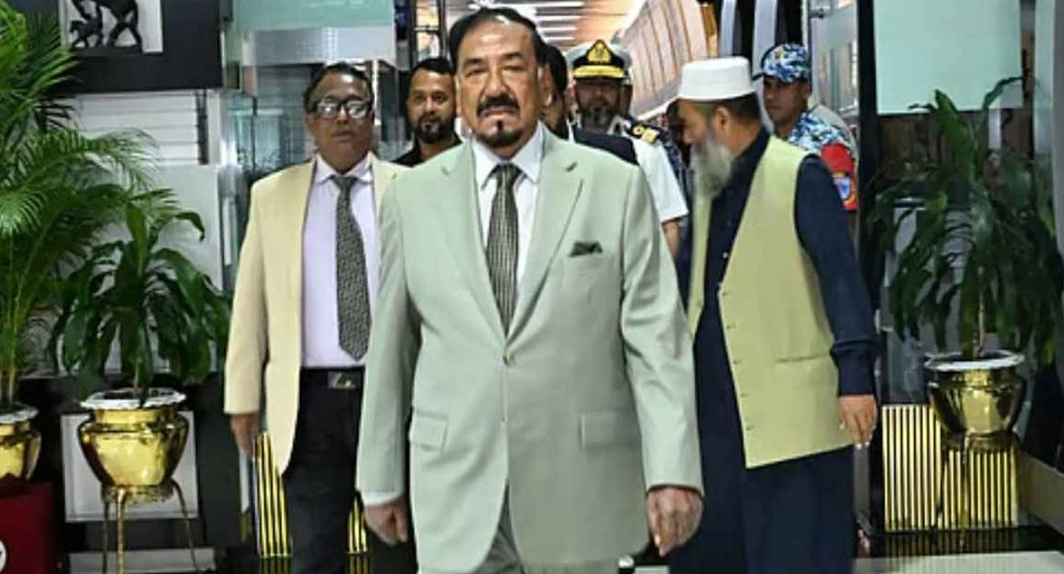 Speaker Hafiz Uddin Ahmed Bir Bikram, MP leaves&hellip;