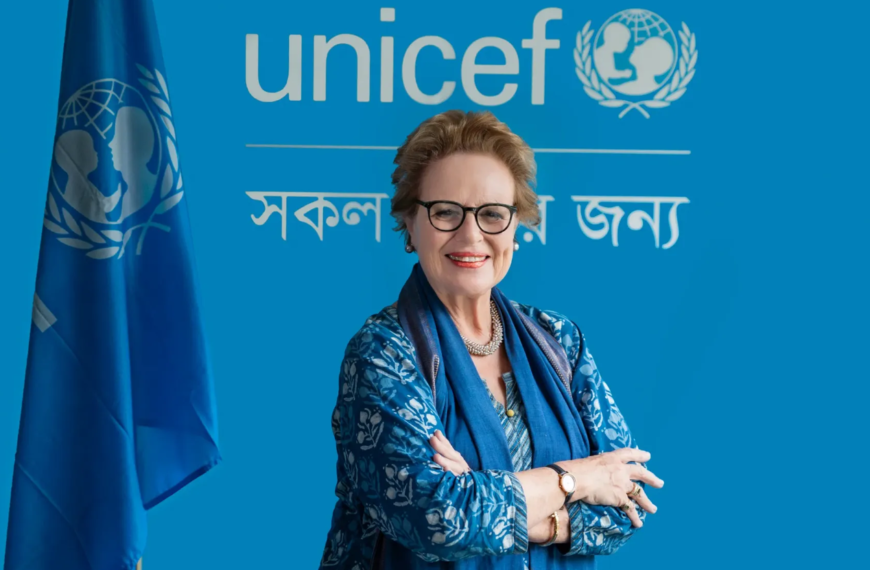 Gillian Melsop joins as UNICEF Interim Representative in Bangladesh
