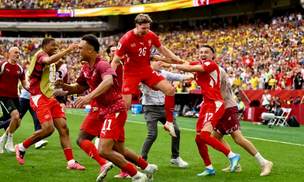 Switzerland advances to World Cup quarter-finals after 72…