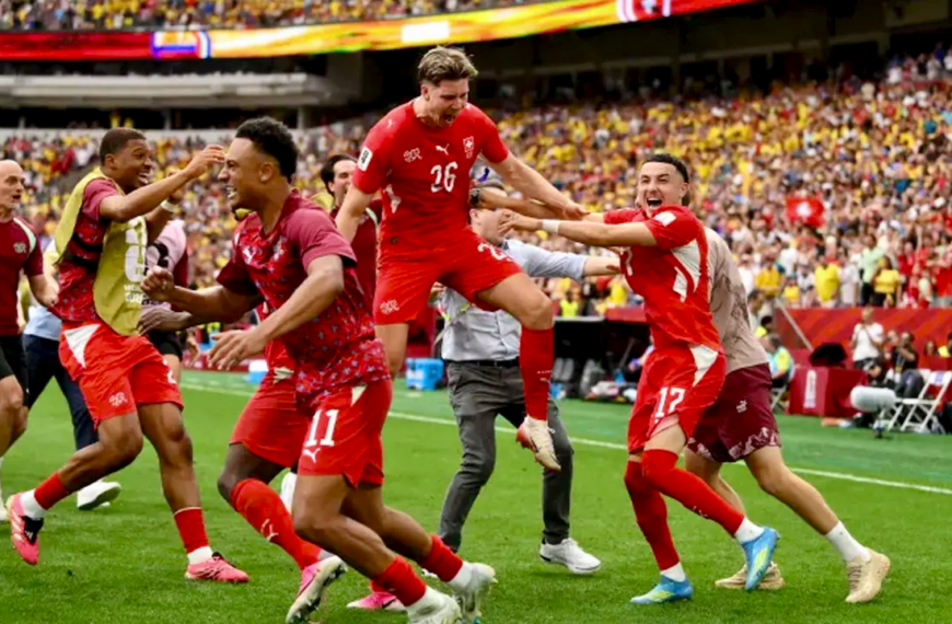 Switzerland advances to World Cup…