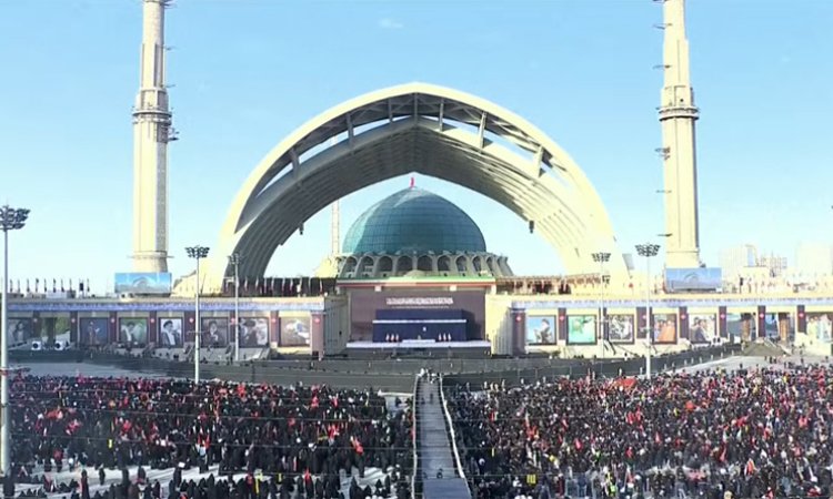 Millions of mourners gathered in Tehran for the…