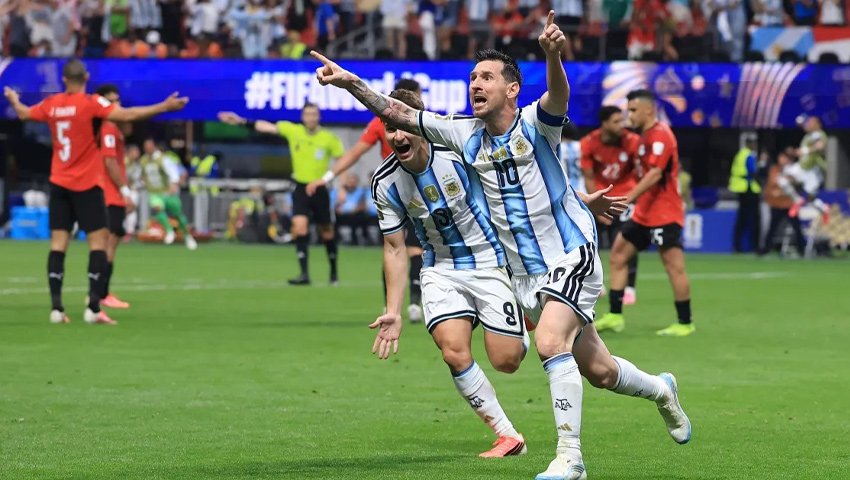 Messi’s magic sends Argentina into the quarterfinals