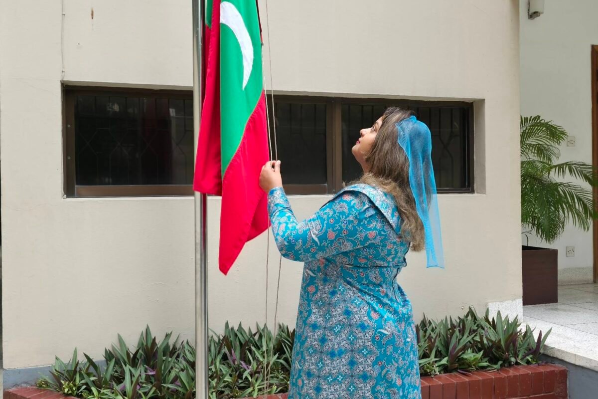 Maldives High Commission hoists flag in Dhaka on&hellip;