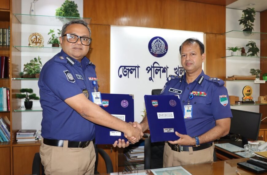 Sarkar Omar Farooq joins as the new Superintendent of Police of Khulna District Police