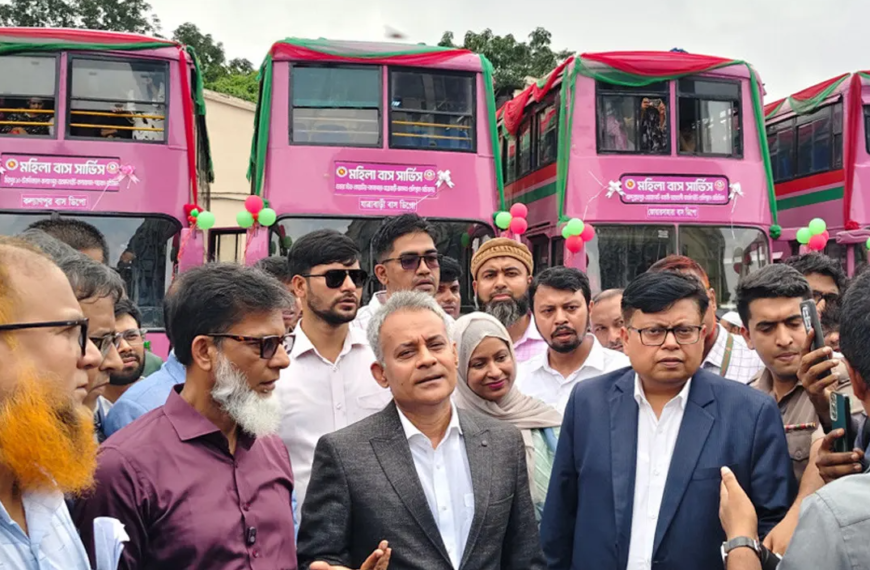 ‘Women’s Bus Service’ launched for safe travel of women