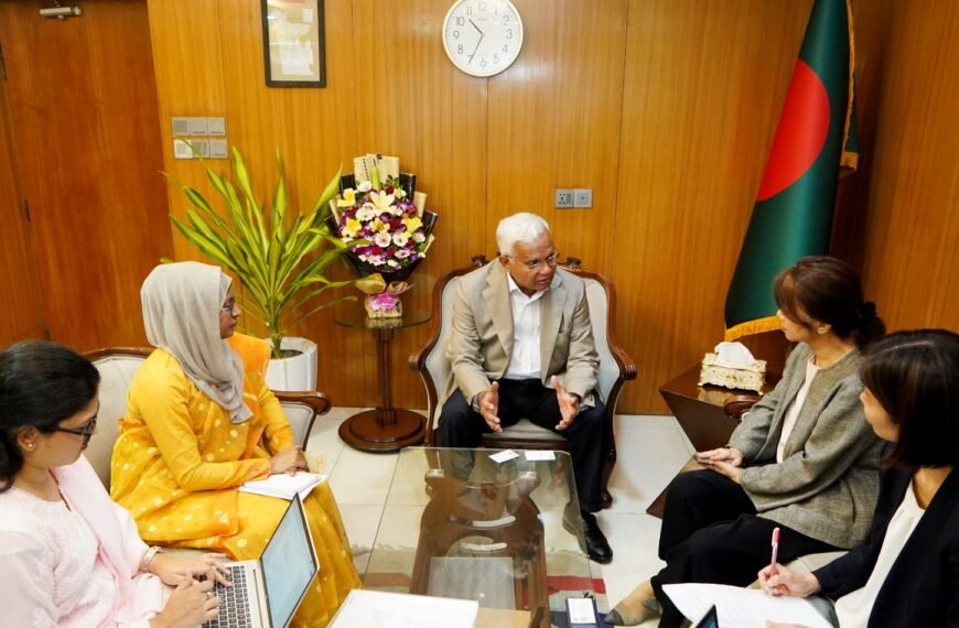 JICA delegation pays courtesy call on Minister of Women, Children and Social Welfare