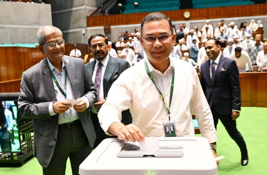 Prime Minister, Speaker and Opposition Leader Vote in Presidential Election