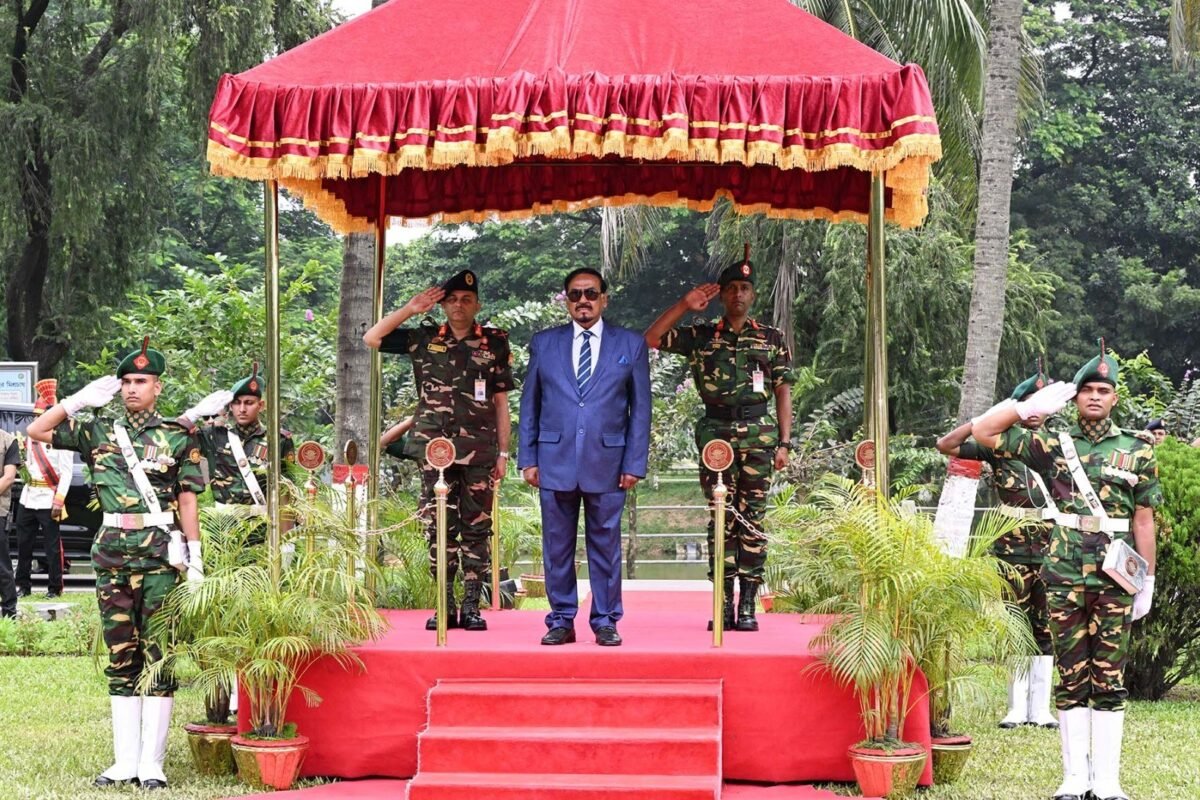 Acting President Hafiz Uddin Ahmed formally bids farewell&hellip;