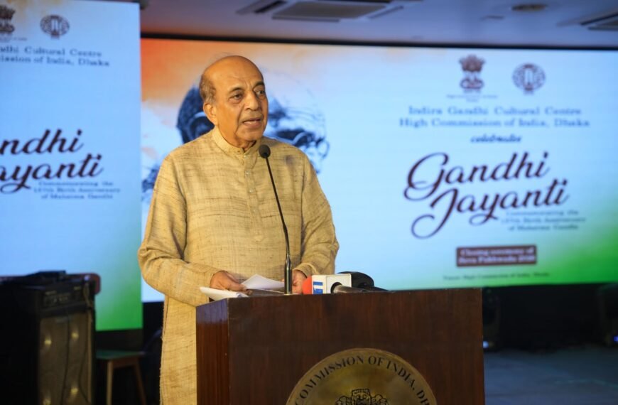 Indian High Commission Celebrates Mahatma Gandhi’s 157th Birth Anniversary in Dhaka