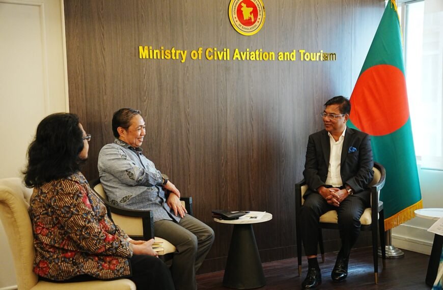 Indonesian Deputy Foreign Minister Pays Courtesy Call on Civil Aviation and Tourism Minister
