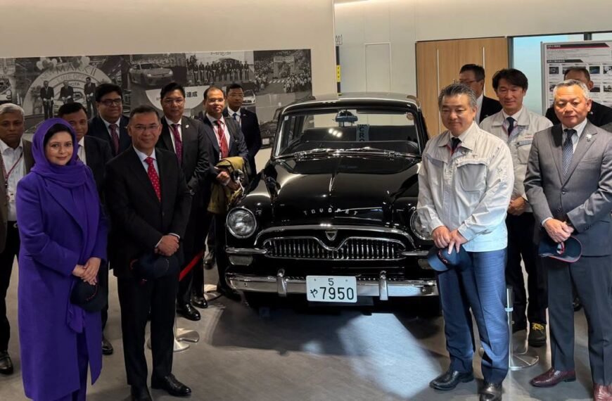 Prime Minister Tarique Rahman Visits Toyota’s Motomachi Plant in Japan