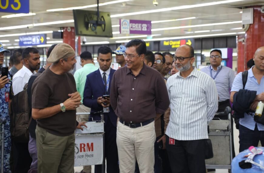 Civil Aviation and Tourism Minister M Rashiduzzaman Millat Pays Surprise Visit to Hazrat Shahjalal International Airport